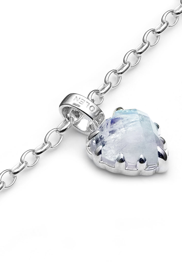 LOVE CLAW NECKLACE MOONSTONE
