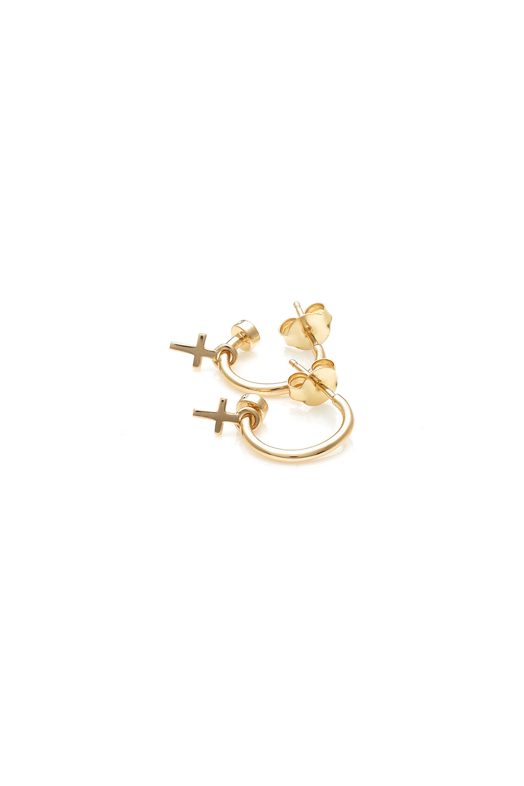 STOLEN CROSS ANCHOR SLEEPER - GOLD PLATED