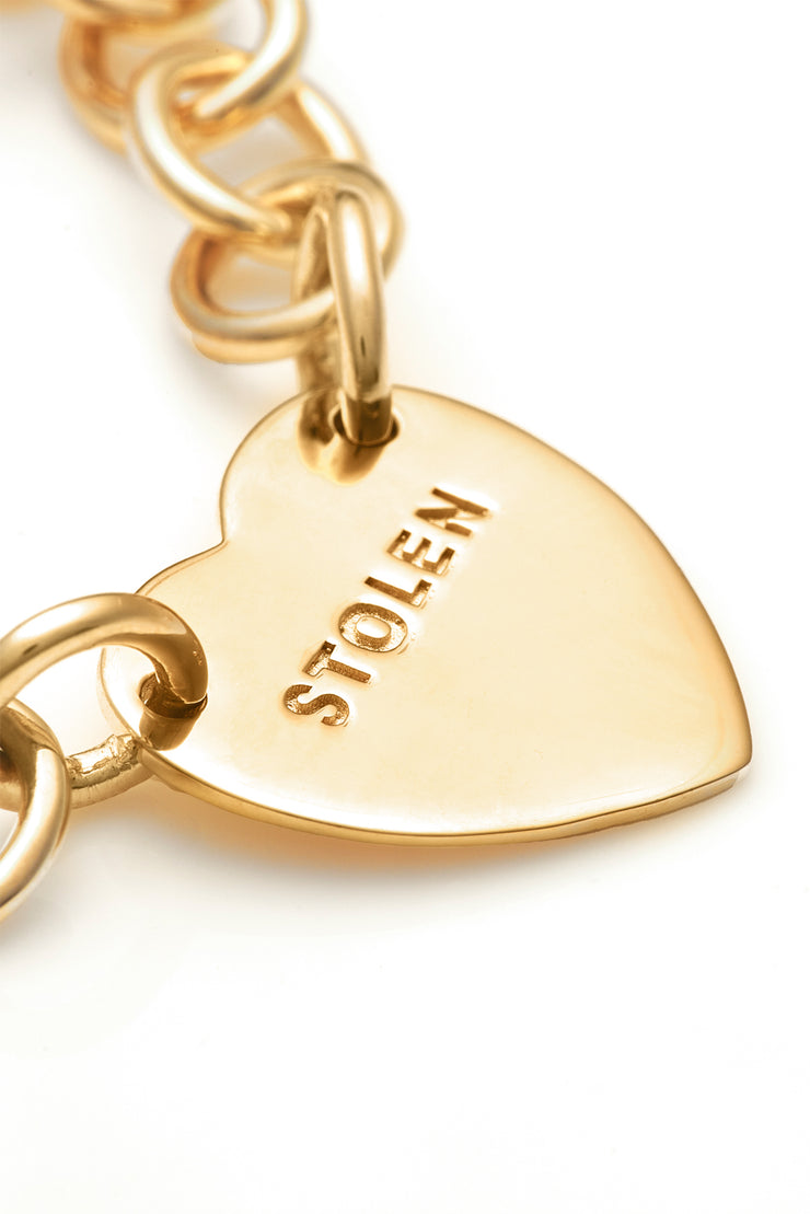 Stolen Girlfriends Club Cold Heart Bracelet - Gold