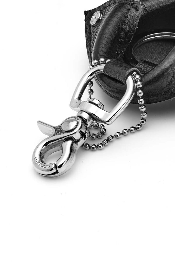 LEATHER JACKET KEYRING