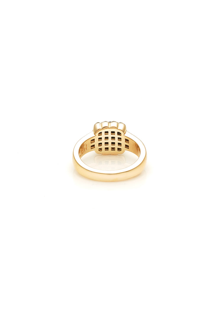 BABY CLAW RING ESPRESSO - 9kt GOLD