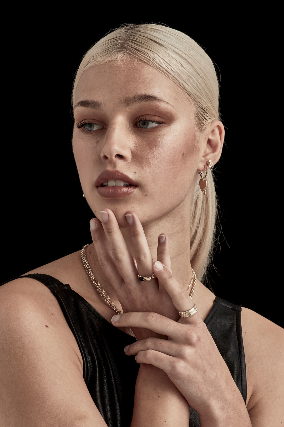 ROSE BUD EARRING - 9kt GOLD