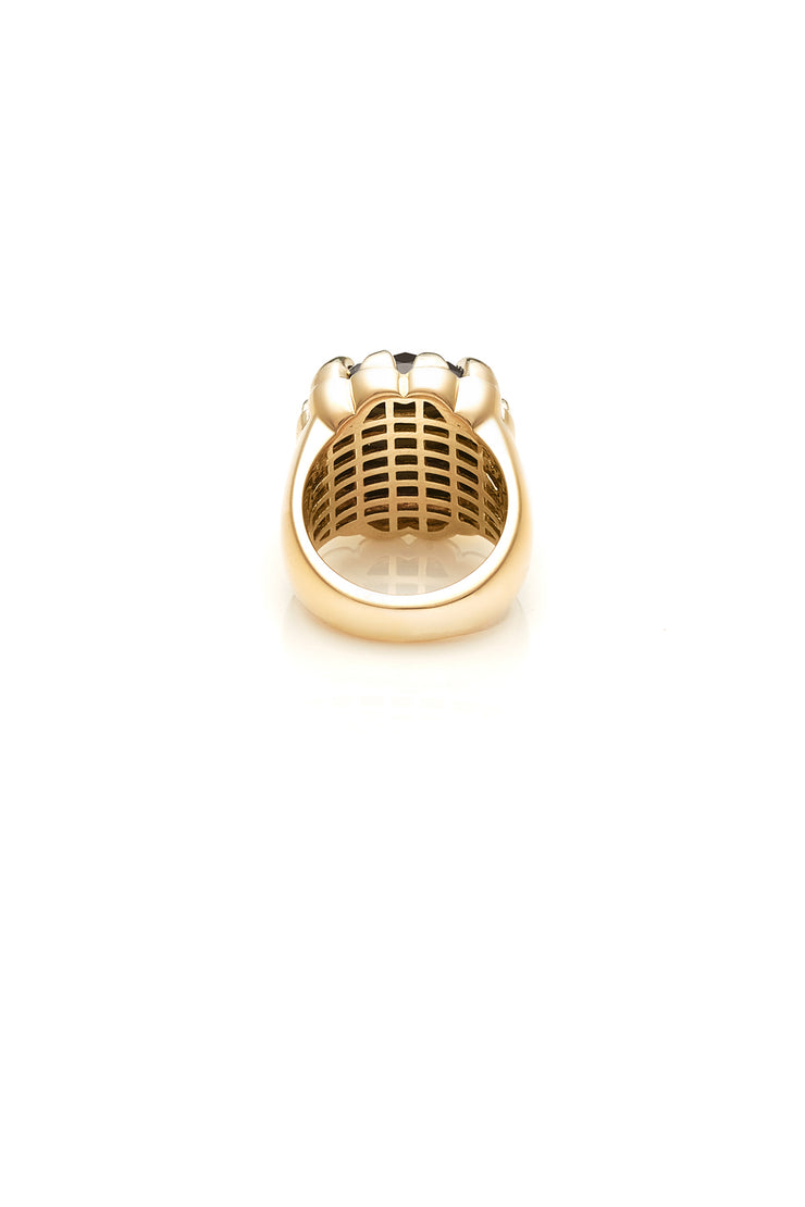 CLAW RING ESPRESSO - 9kt GOLD