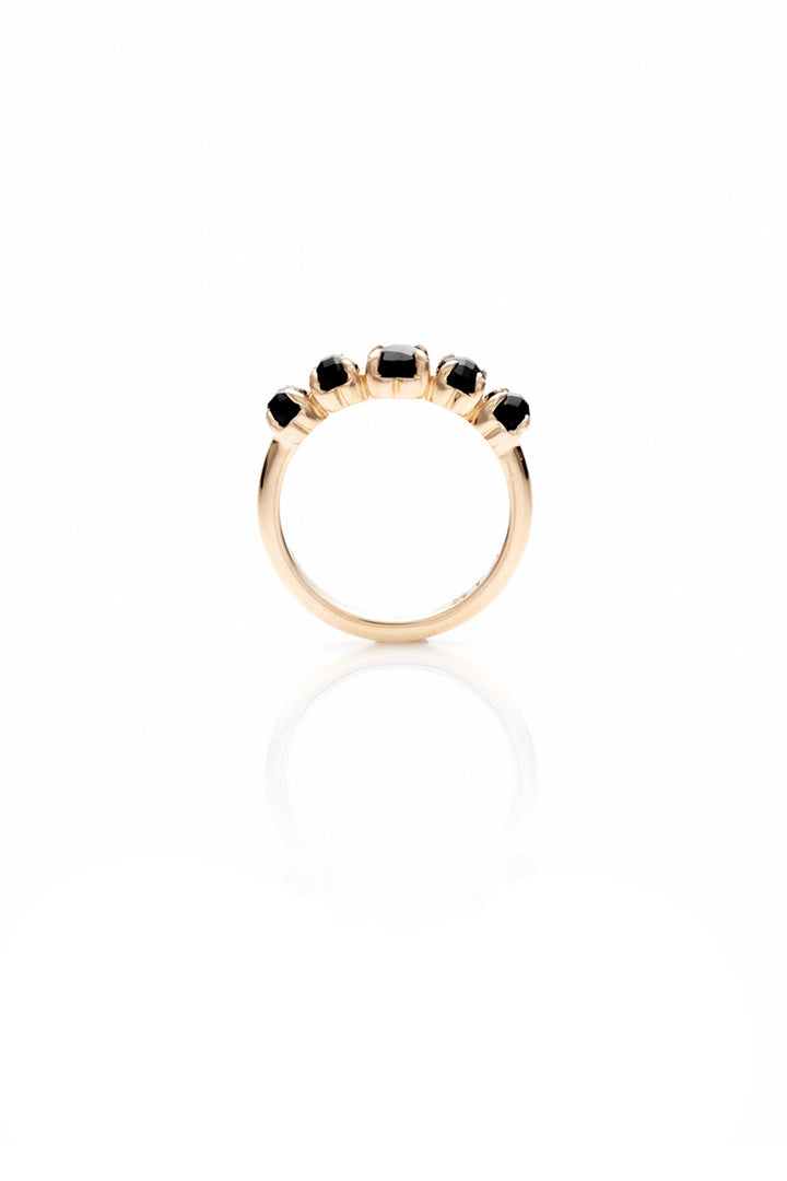 HALO CLUSTER RING - 9K GOLD