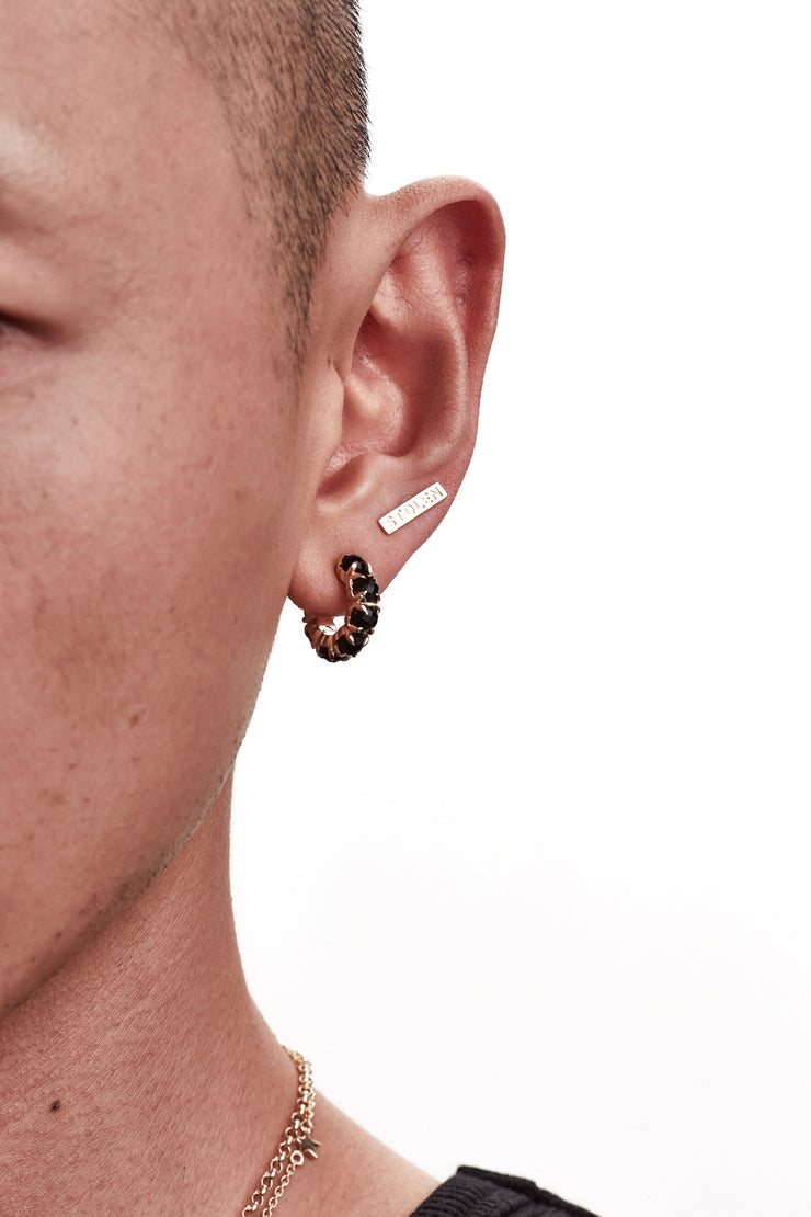 Stolen bar earrings Clearance