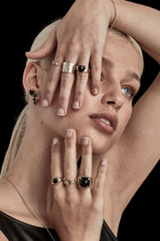 CLAW RING ESPRESSO - 9kt GOLD